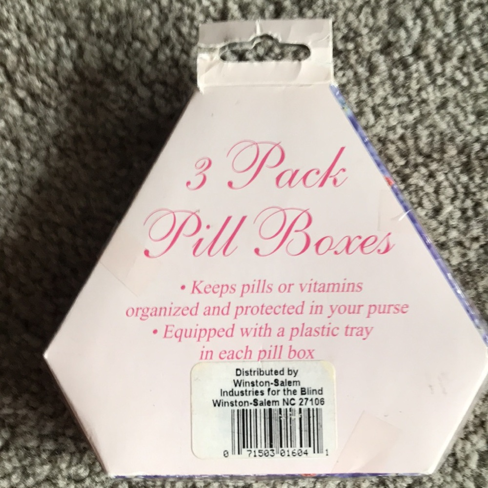 3 Pack Pill Boxes A2 - Picture 2 of 3